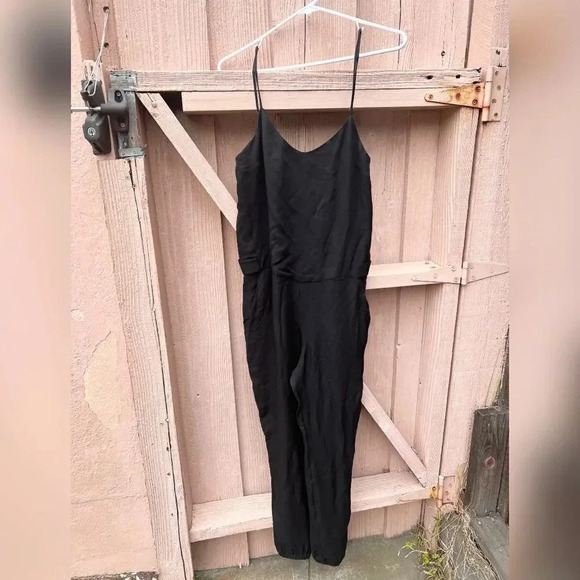 Theory Silk Black Jumpsuit - Picture 3 of 6